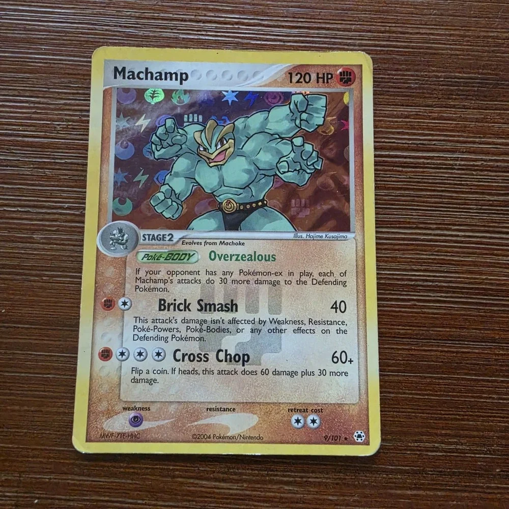 Machamp 9/101 Hidden Legends Holo Vintage 2004